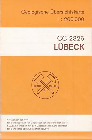 Lübeck. Geologische Übersichtskarte 1 : 200 000. CC 2326.