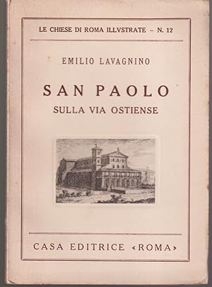 Image du vendeur pour San Paolo sulla via Ostiense mis en vente par Libreria Tara