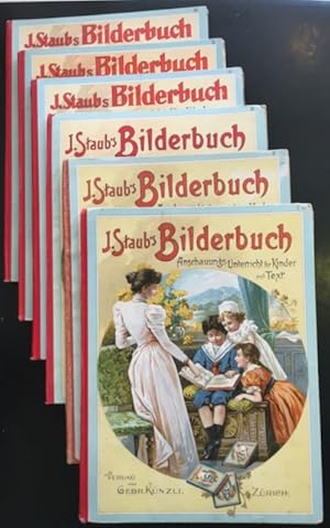 Seller image for J. Staubs Bilderbuch: Anschauungsunterricht fr Kinder - ein Buch fr Haus und Schule (Bnde I-VI, vollst.). for sale by Antiquariat Im Seefeld / Ernst Jetzer