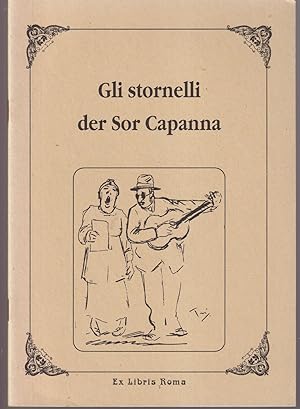 Imagen del vendedor de Gli stornelli der Sor Capanna a la venta por Libreria Tara