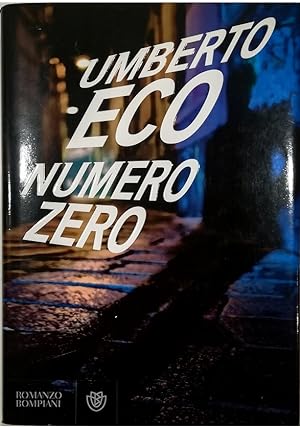 Seller image for Numero zero for sale by Libreria Tara