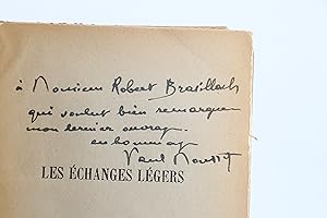 Seller image for Les Echanges lgers for sale by Librairie Le Feu Follet