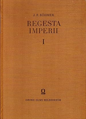 Bild des Verkufers fr Regesta Imperii I. Die Regesten des Kaiserreichs unter den Karolingern 751-918 zum Verkauf von ambiento antiquaria