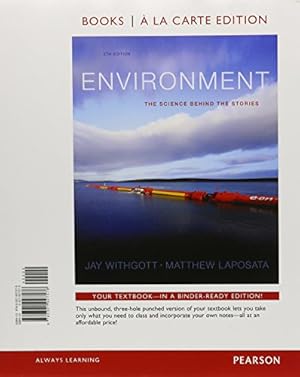 Seller image for Environment: The Science behind the Stories, Books a la Carte Edition & Modified MasteringEnvironmentalScience with Pearson eText -- ValuePack Access . The Science behind the Stories Package for sale by Reliant Bookstore