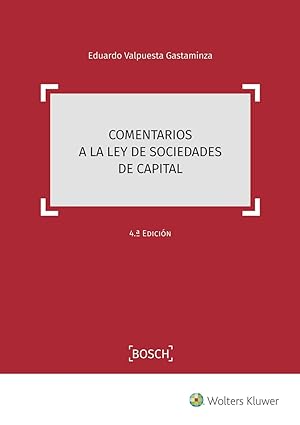 Seller image for Comentarios a la Ley de Sociedades de Capital (4. Edicin) for sale by Imosver