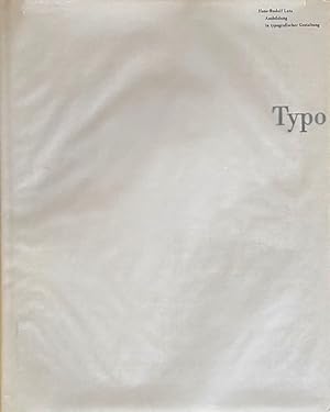 Immagine del venditore per Typo. Ausbildung in typografischer Gestaltung venduto da studio montespecchio