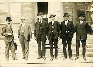 "Grèves du Nord : Délégation du Syndicat Libre 1931" Photo de presse originale G. DEVRED Agence R...