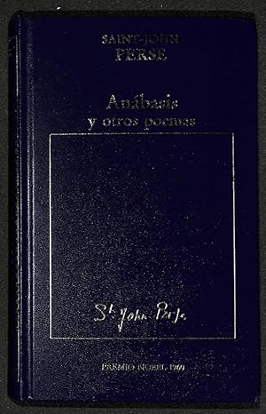 Seller image for Anbasis y otros poemas for sale by Els llibres de la Vallrovira