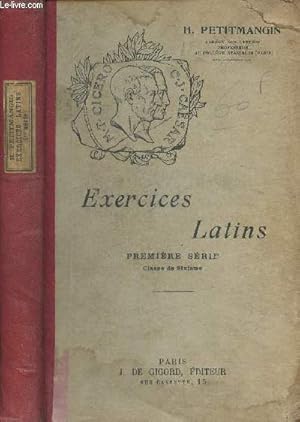 Bild des Verkufers fr Exercices latins - Premire srie (Classes de sixime) 14e dition zum Verkauf von Le-Livre