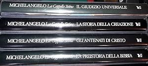 Immagine del venditore per Michelangelo, La Cappella Sistina. (Vol.I)-La preistoria della Bibbia. - (Vol. II)- Gli antenati di Cristo. - (Vol. III)- La storia della Creazione. - (Vol. IV)- Il Giudizio Universale. Commenti alle tavole di Gianluigi Colalucci. Fotografie di Takashi Okamura. venduto da DARIS SAS