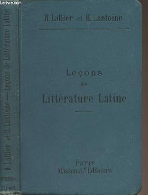 Imagen del vendedor de Leons de littrature latine - Histoire littraire (11e dition) a la venta por Le-Livre