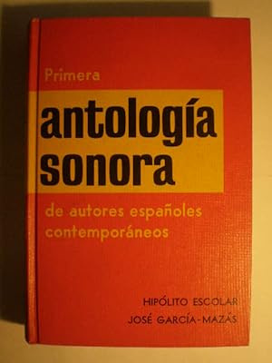 Seller image for Primera antologa sonora de autores espaoles contemporneos for sale by Librera Antonio Azorn
