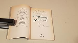 Imagen del vendedor de A Delicate Balance: Inscribed a la venta por SkylarkerBooks