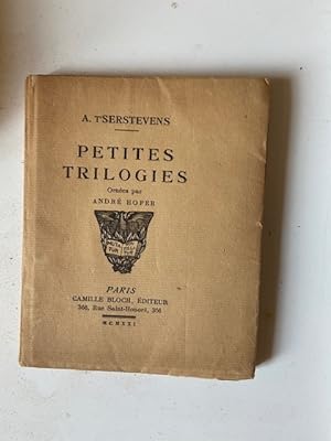 Bild des Verkufers fr Petites Trilogies zum Verkauf von Librairie Axel Benadi