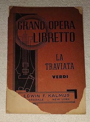 Imagen del vendedor de La Traviata: Opera in Three Acts [Italian & English Text] a la venta por The Librarian's Books