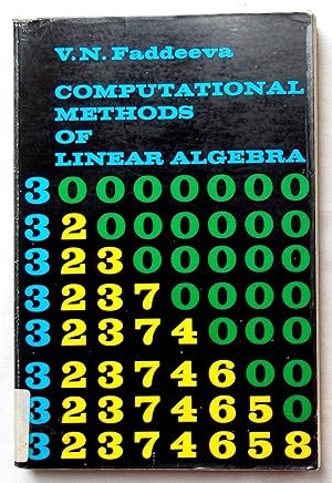 Imagen del vendedor de Computational Methods of Linear Algebra, Authorized Translation from the Russian By Curtis D. Benster a la venta por Transformer