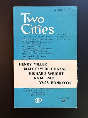 Seller image for Two Cities 2 (Juillet - Octobre 1959) for sale by Philip Smith, Bookseller