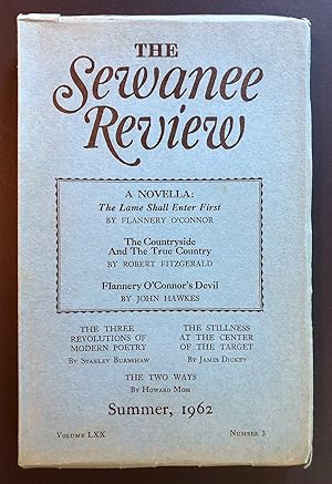 Seller image for The Sewanee Review, Volume 70, Number 3 (LXX; Summer 1962) - includes the Flannery O'Connor novella The Lame Shall Enter First and two critical essays on her work for sale by Philip Smith, Bookseller