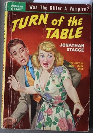Seller image for TURN OF THE TABLE (aka Funeral for Five) (1950; Popular Library #267; A Dr. Hugh Cavendish Westlake Mystery #4); VAMPIRE or WEREWOLF? for sale by Comic World