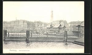 Ansichtskarte Hamburg, Kehrwiederbrücke, Hafen