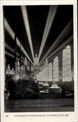 Ansichtskarte / Postkarte Exposicion Internacional de Barcelona 1929, Avenue Queen Maria Christina