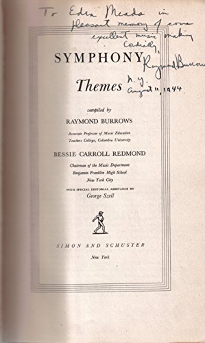 Seller image for Symphony Themes, Compiled by Raymond Burrows [And] Bessie Carroll Redmond with Special Editorial Assistance by George Szell for sale by WeBuyBooks