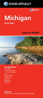 Imagen del vendedor de Rand McNally Easy to Read: Michigan State Map (Paperback or Softback) a la venta por BargainBookStores