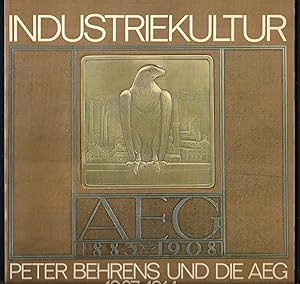 Bild des Verkufers fr INDUSTRIEKULTUR. Peter Behrens und die AEG 1907-1914. Tilmann Buddensieg in Zusammenarbeit mit Henning Rogge unter Mitarbeit von Gabriele Heidecker und Karin Wilhelm. (Katalog zur Ausstellung.) zum Verkauf von Antiquariat Bibliomania