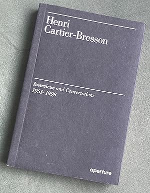 Image du vendeur pour Henri Cartier-Bresson: Interviews and Conversations (1951-1998) mis en vente par Antiquariaat Digitalis