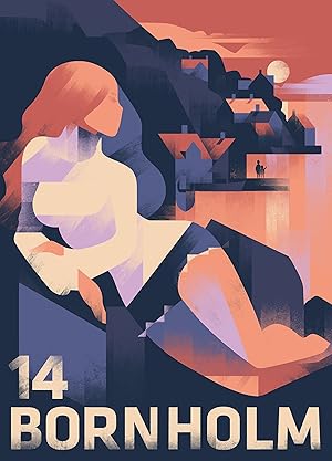 2014 Danish Modern Travel Poster, Bornholm 14