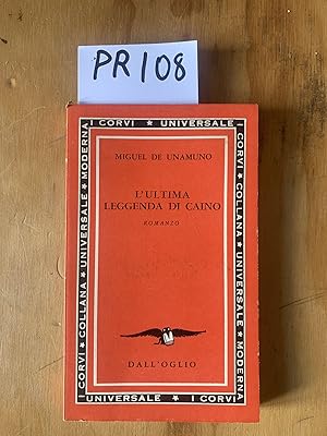 Seller image for L'ultima leggenda di Caino,romanzo for sale by Studio Bibliografico Restivo Navarra