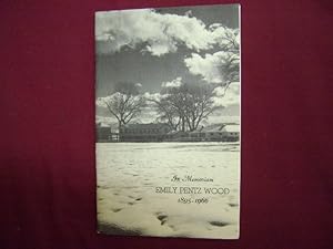 Seller image for In Memoriam: Emily Pentz Wood, 1895-1966. for sale by BookMine
