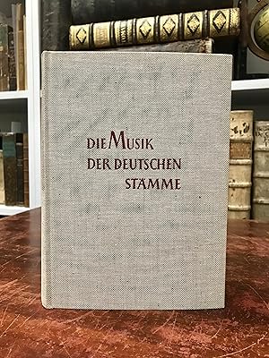 Image du vendeur pour Die Musik der deutschen Stmme. mis en vente par Antiquariat Seibold