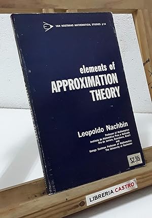 Seller image for Elements of approximation theory for sale by Librera Castro