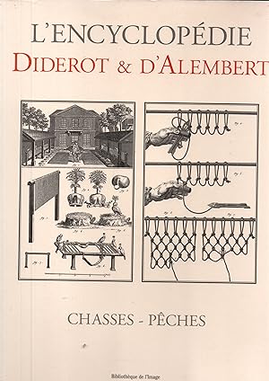 Image du vendeur pour Recueil de planches sur les sciences,les arts liberaux et les arts mechaniques avec leur explication-CHASSES.PECHES- mis en vente par JP Livres