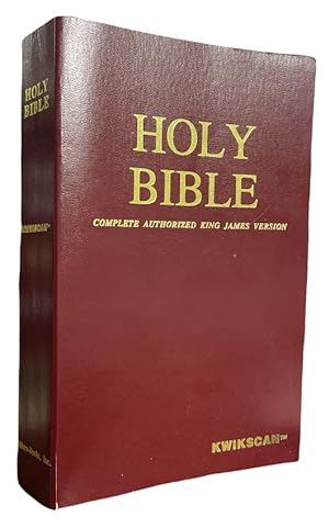 Seller image for Kwikscan Holy Bible: Complete Authorized King James Version for sale by First Coast Books