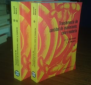 Immagine del venditore per Transferencia De Cantidad De Movimiento, Calor Y Materia (2 vols.) (Spanish Edition) venduto da Von Kickblanc