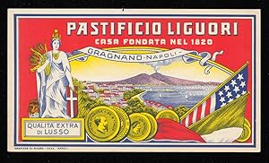 Vintage Pastificio Liguori Pasta Label