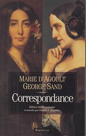 Bild des Verkufers fr Marie d'Agoult-George Sand, correspondance zum Verkauf von PRISCA