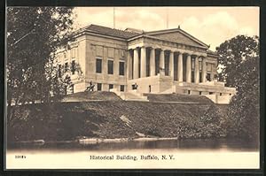 Postcard Buffalo, NY, Historical Building