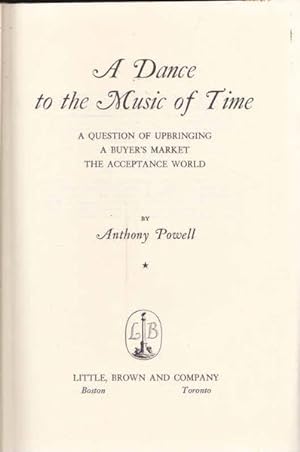 Immagine del venditore per A Dance to the Music of Time: A Question of Upbringing a Buyer's Market the Acceptance World venduto da Goulds Book Arcade, Sydney