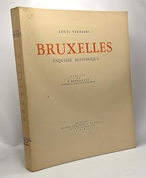 Imagen del vendedor de Bruxelles - esquisse historique - prface de P. Bonenfant a la venta por crealivres