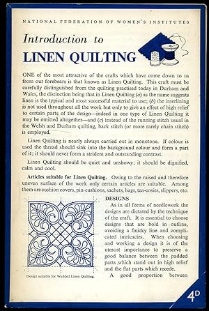 Bild des Verkufers fr Introduction to Linen Quilting zum Verkauf von Little Stour Books PBFA Member