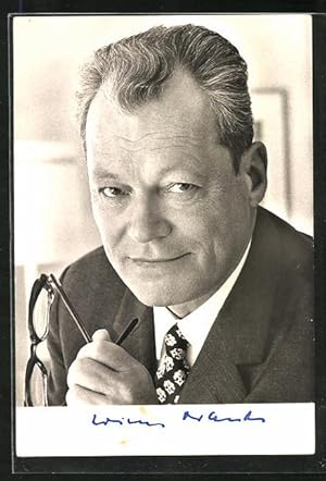 Bild des Verkufers fr Ansichtskarte Bundeskanzler Dr. h. c. Willy Brandt, MdB zum Verkauf von Bartko-Reher
