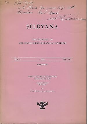 Seller image for Flora of the Rio Palenque Science Center - Los Rios Province, Ecuador [Selbyana Volume 4 numbers 1-6]{Peter Taylor's copy} for sale by Mike Park Ltd