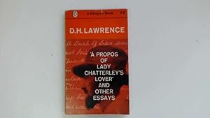 Seller image for A Propos of Lady Chatterley's Lover and Other Essays. for sale by Goldstone Rare Books