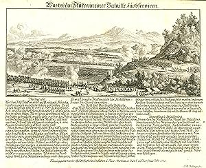 Bild des Verkufers fr ( Klein ) Haubitze, "Was bey den Stken in einer Bataille zuobservieren.". zum Verkauf von Antiquariat Clemens Paulusch GmbH