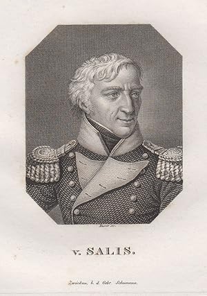 Johann Gaudenz (26.12.1762 Malans - 29.01.1834 Malans). Freiherr von Salis-Seewis. Schweiz. Dicht...