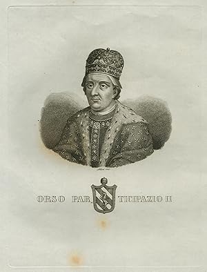 Bild des Verkufers fr Orso Partecipazio II. (Daten unbekannt). 18. Doge von Venedig von 912 - 932,. zum Verkauf von Antiquariat Clemens Paulusch GmbH