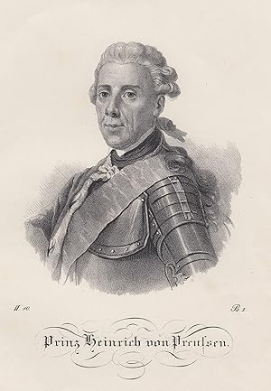 Bild des Verkufers fr (Berlin 18. 01. 1726 - 03. 08. 1802 Rheinsberg). General und Diplomat. Brustbild im Rund. zum Verkauf von Antiquariat Clemens Paulusch GmbH